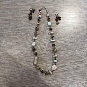 Silpada necklace and earrings